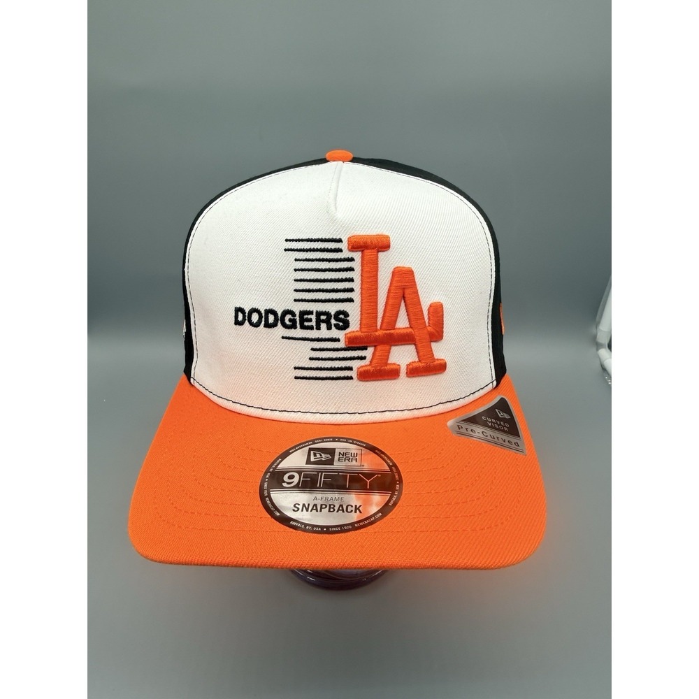 New Era LA Dodgers MLB 9FIFTY A-Frame Snapback 50‎ Years Patch Hat Cap NWT